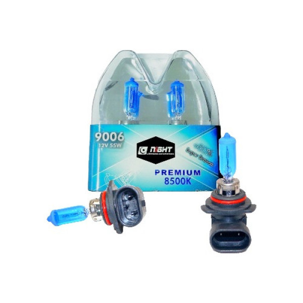 Par Lampada Super Branca 9006 Hb4 8500k 12v 55w