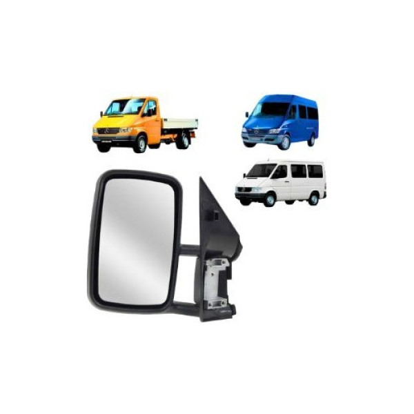 Retrovisor Manual Sprinter 311 1997 A 2012 Lado Motorista