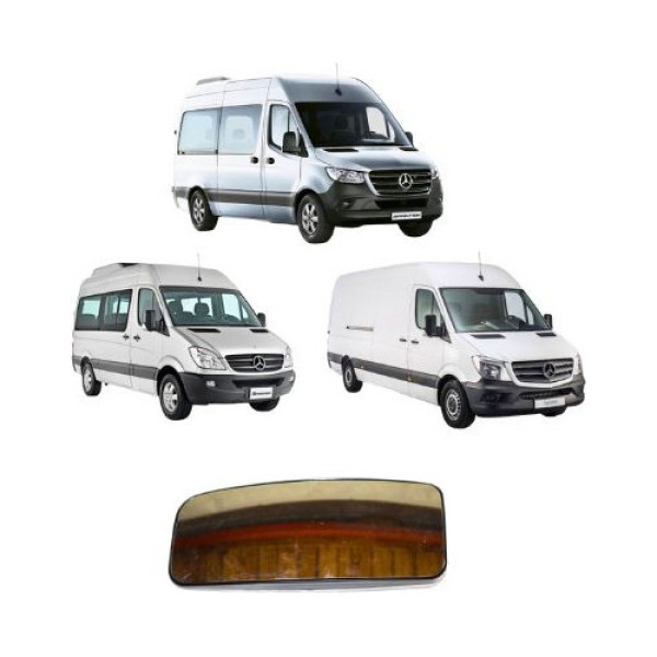 Vidro Auxiliar Espelho Retrovisor Mb