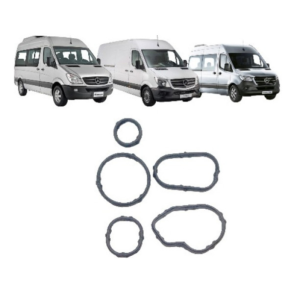 Jg Junta Resfriador Radiador Oleo Trocador Mb Sprinter